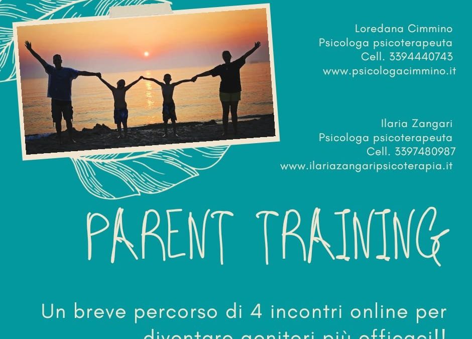 Corso online di PARENT TRAINING